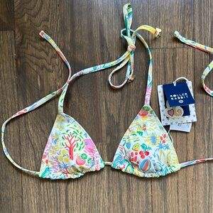 Roller Rabbit x Target  Vacation/Star Geo Triangle Bikini Top